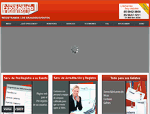 Tablet Screenshot of exporegistro.com